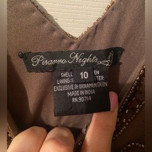 Pisarro Nights Beaded Evening Dress